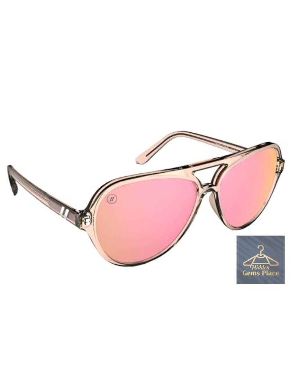 Polarized Aviator Wrap-Around Sunglasses with TR90 Frame, 100% UV Protection
